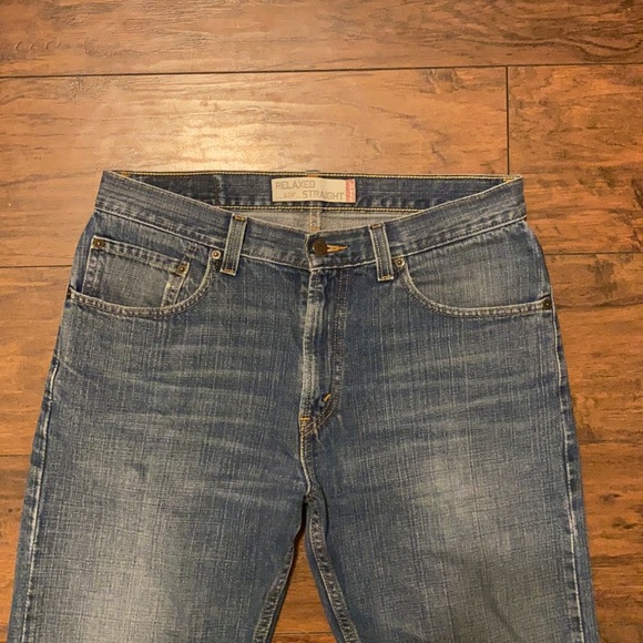 Levi’s Relaxed Straight High Waisted Jeans Size 33 - Picture 3 of 5